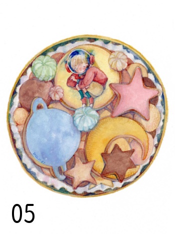 ようこそ月星洋菓子店ポストカード