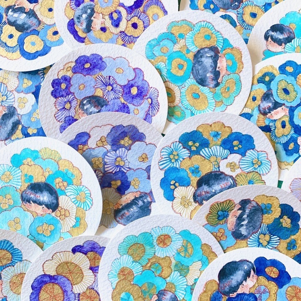 あおいろはなまる原画