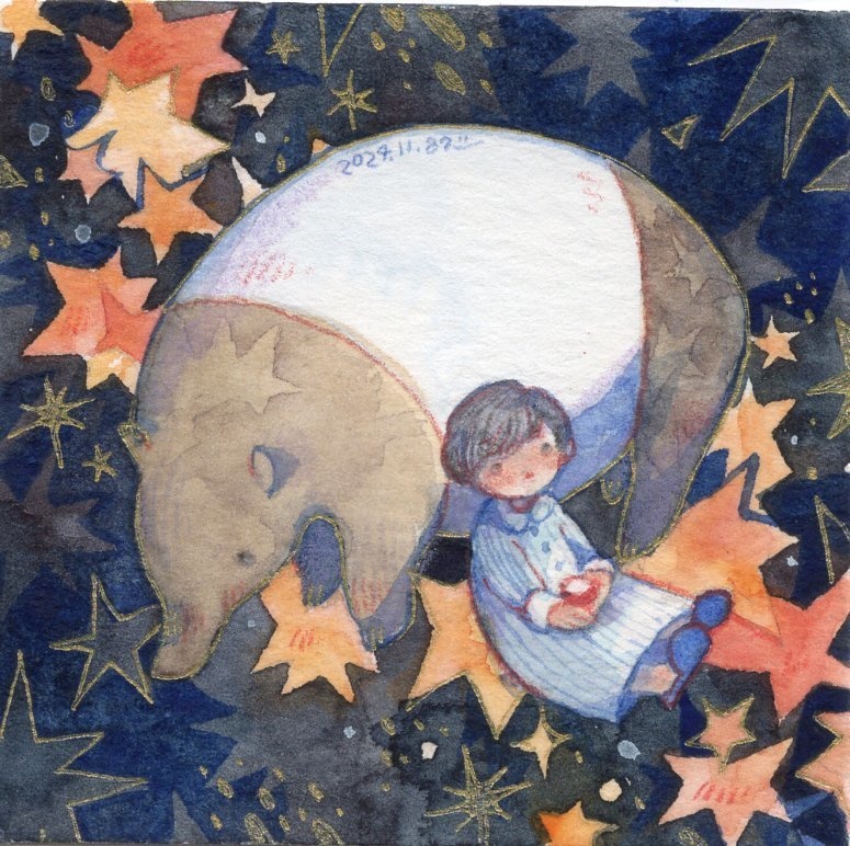 夢をみあげて原画