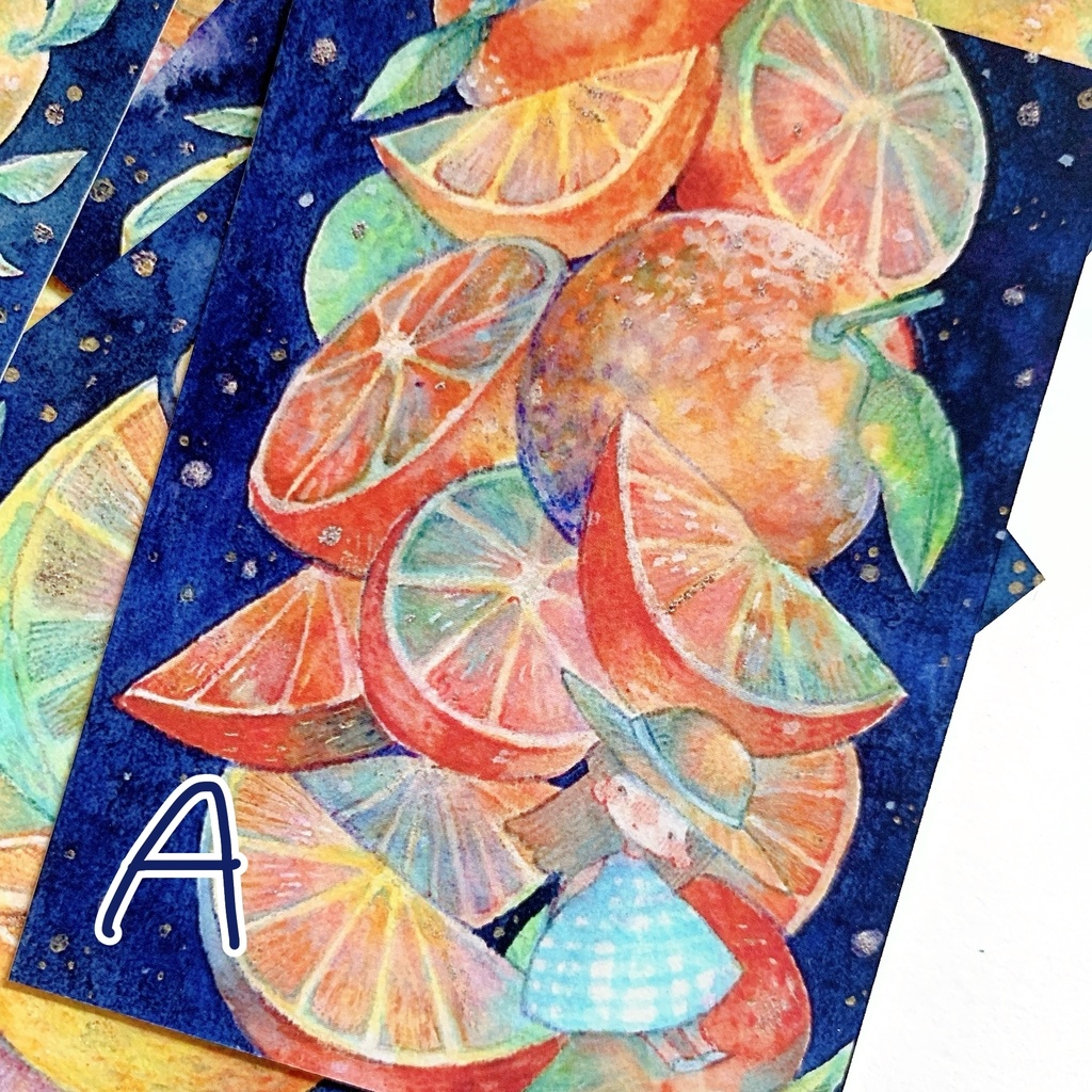 夏のあいいろイラストカード