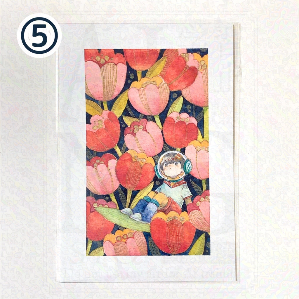 惑星植物標本ポストカード