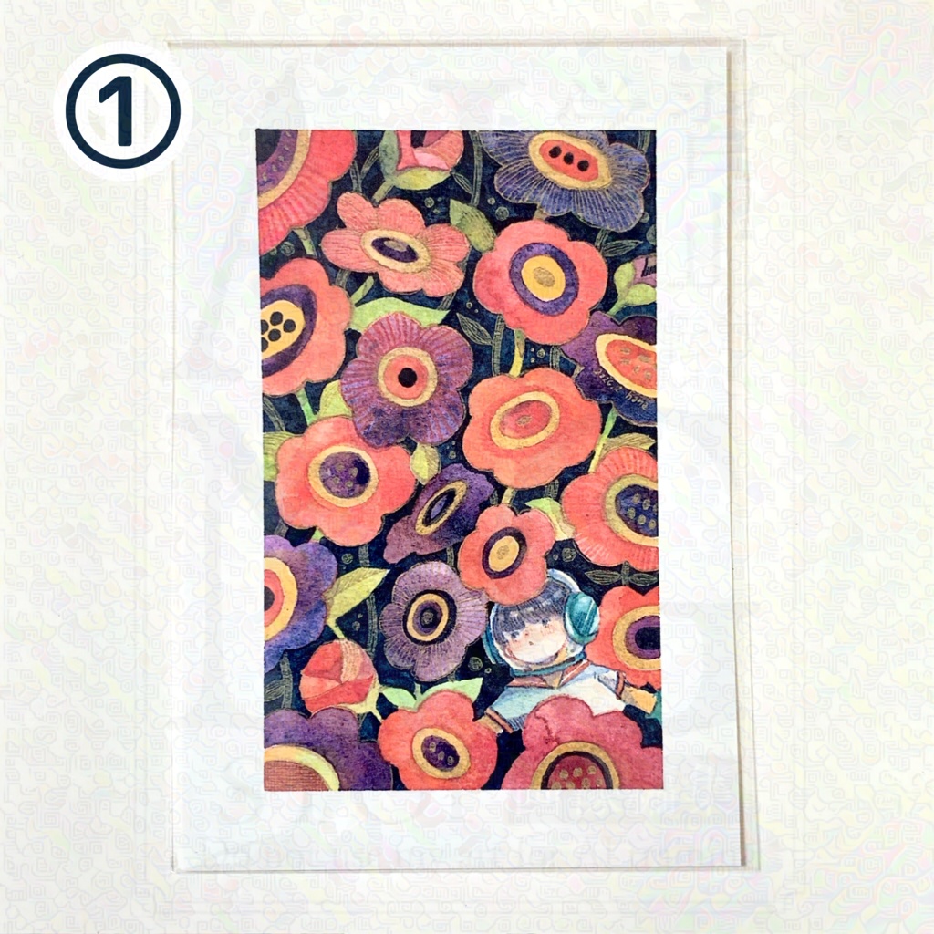 惑星植物標本ポストカード