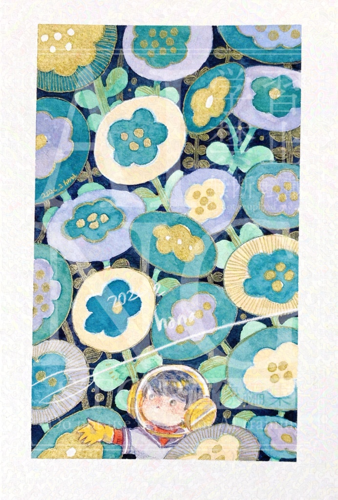 惑星植物標本原画6