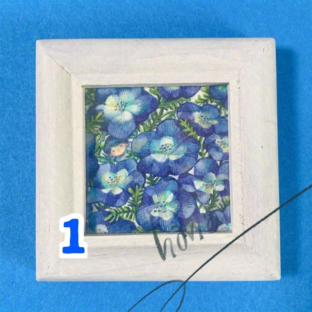 ハナ色図鑑原画【青】