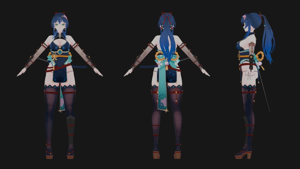 RIO - Original 3D Kunoichi