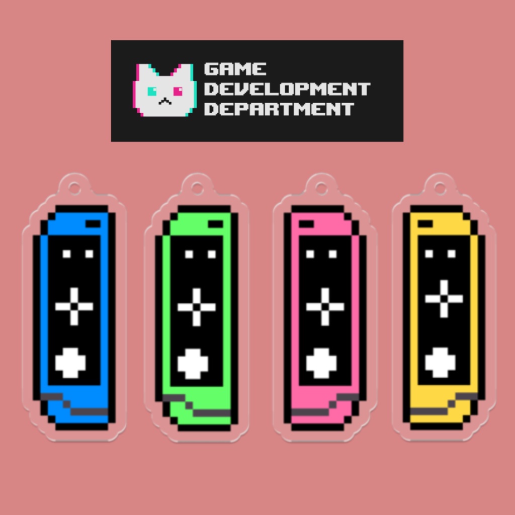 一緒におでかけゲーム開発部キーホルダー(特殊加工版)