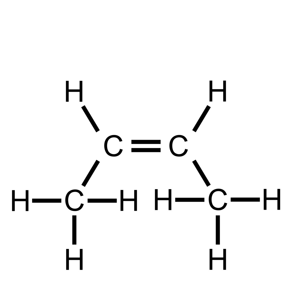 cis-2-ブテン　構造式