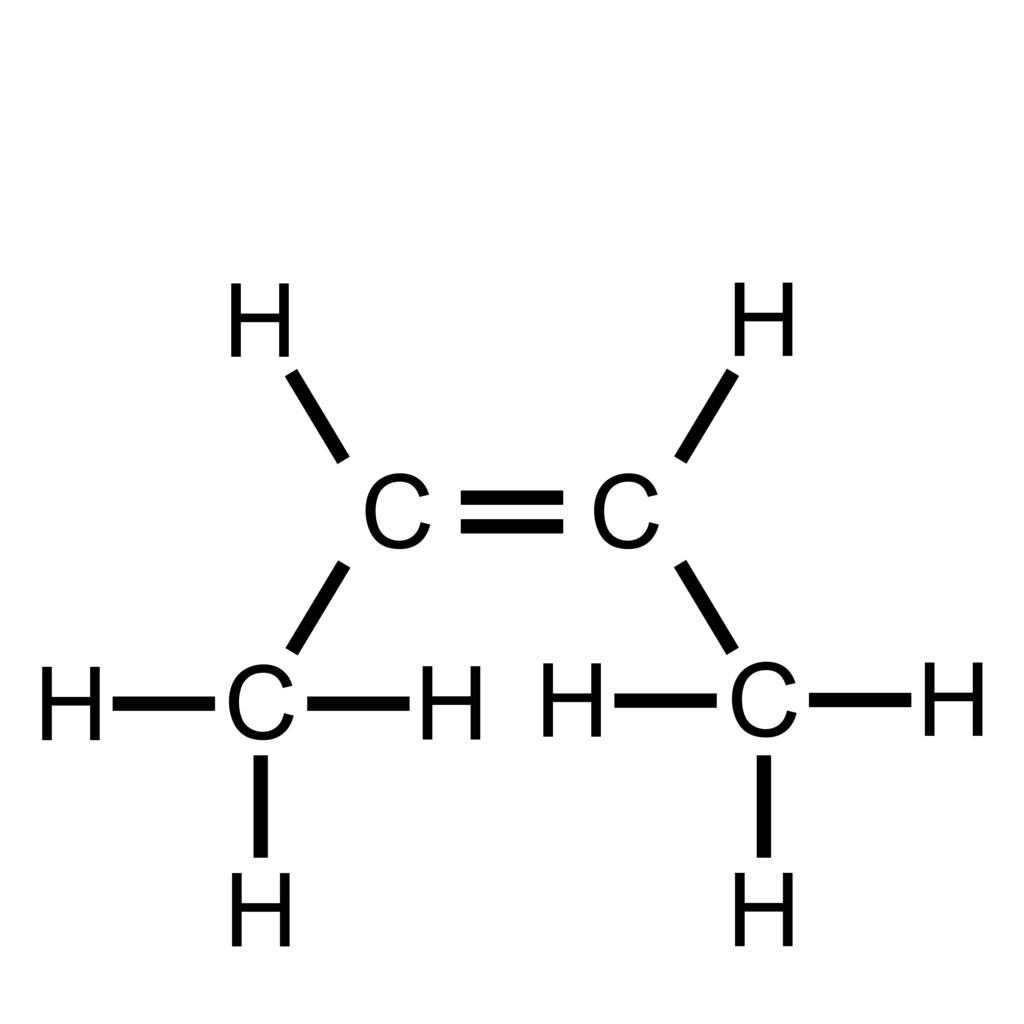 cis-2-ブテン　構造式