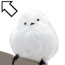 シマエナガのマウスポインター
