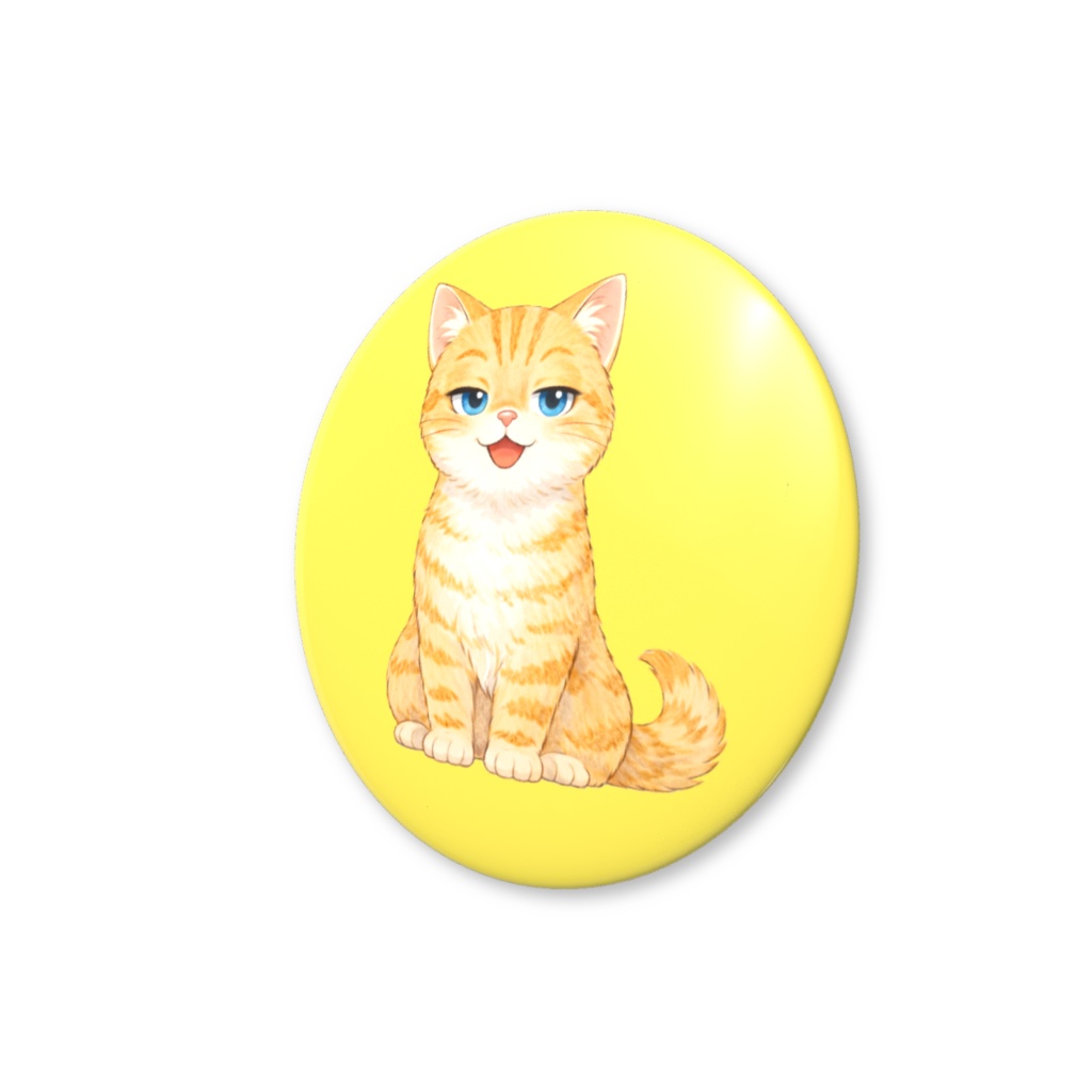 トラ 缶バッジ 直径44mm