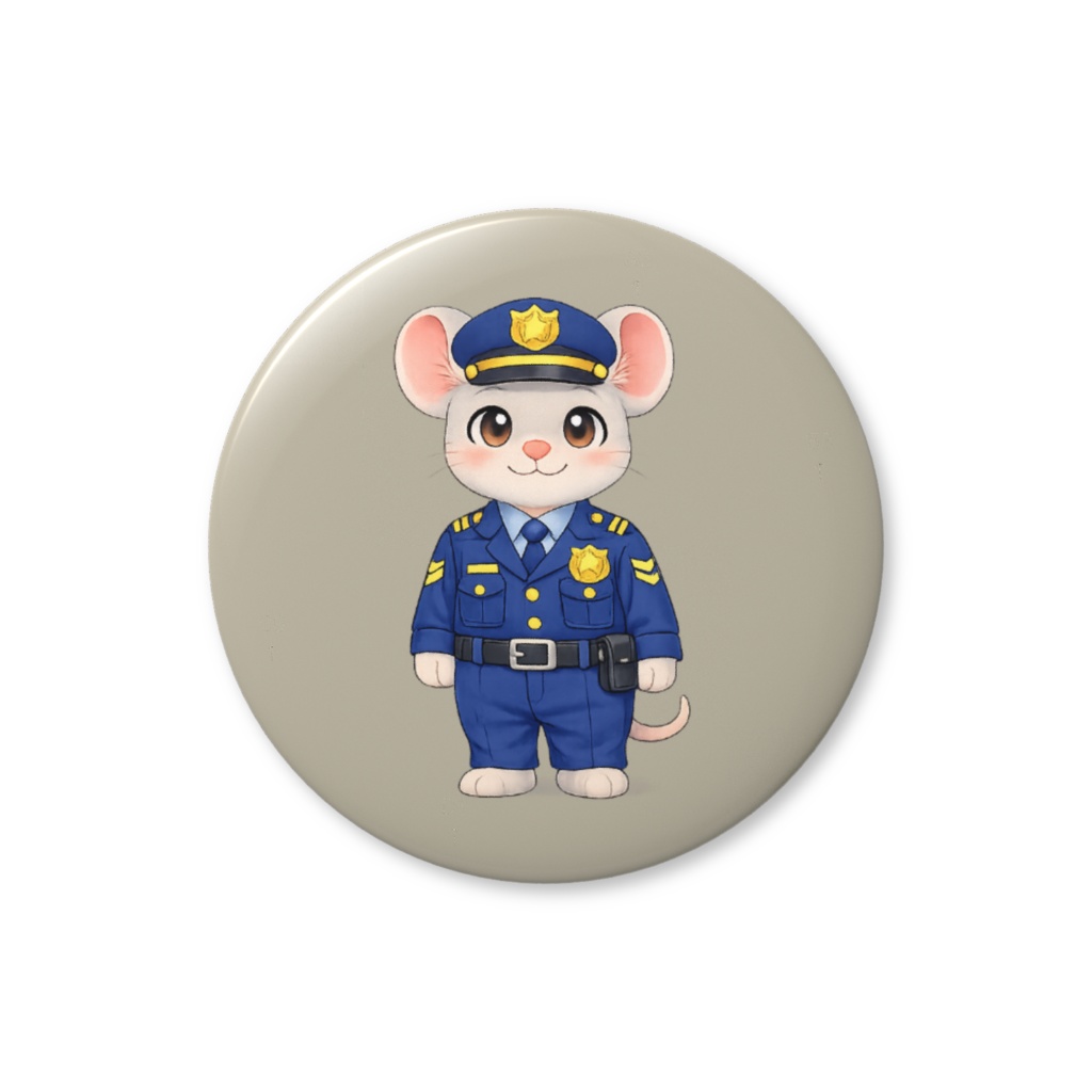 チュー太　缶バッジ　直径44mm