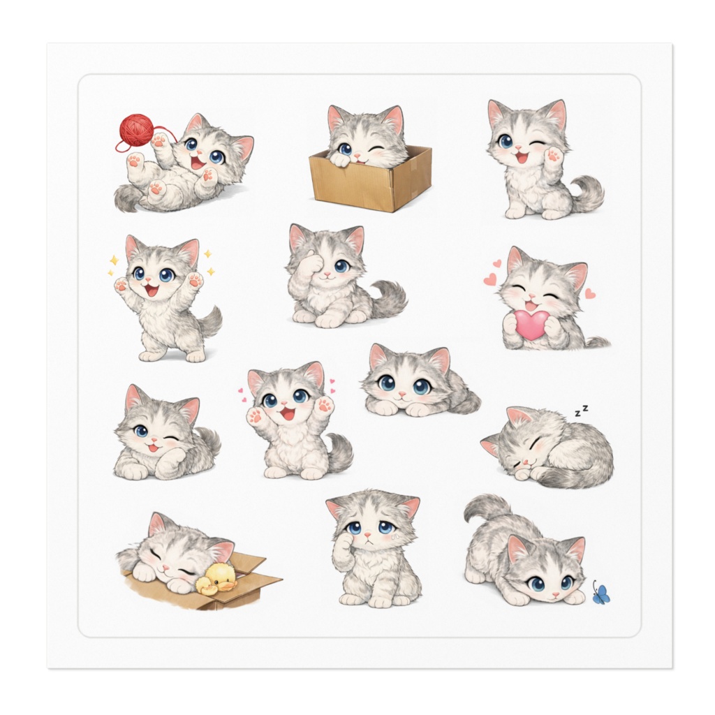 シロ ステッカー