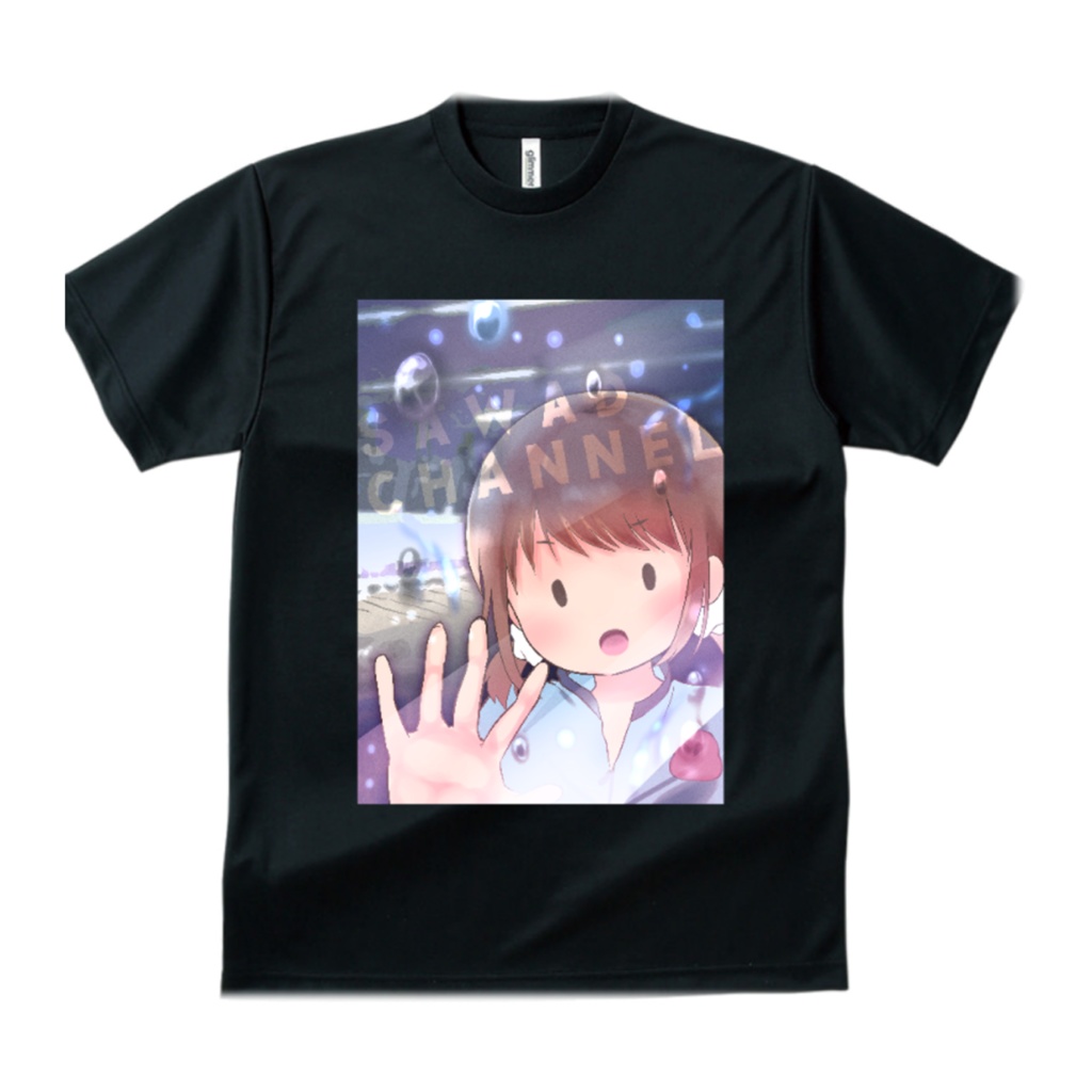 【黒】さわでぃーチャンネルT　2022　Tシャツ