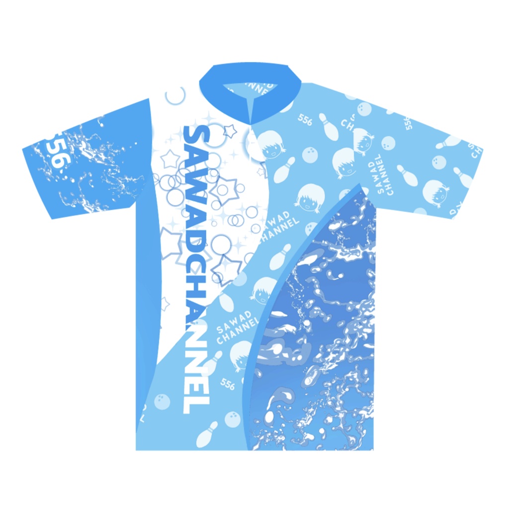 【アクアブルー】さわでぃーチャンネルウェア2022