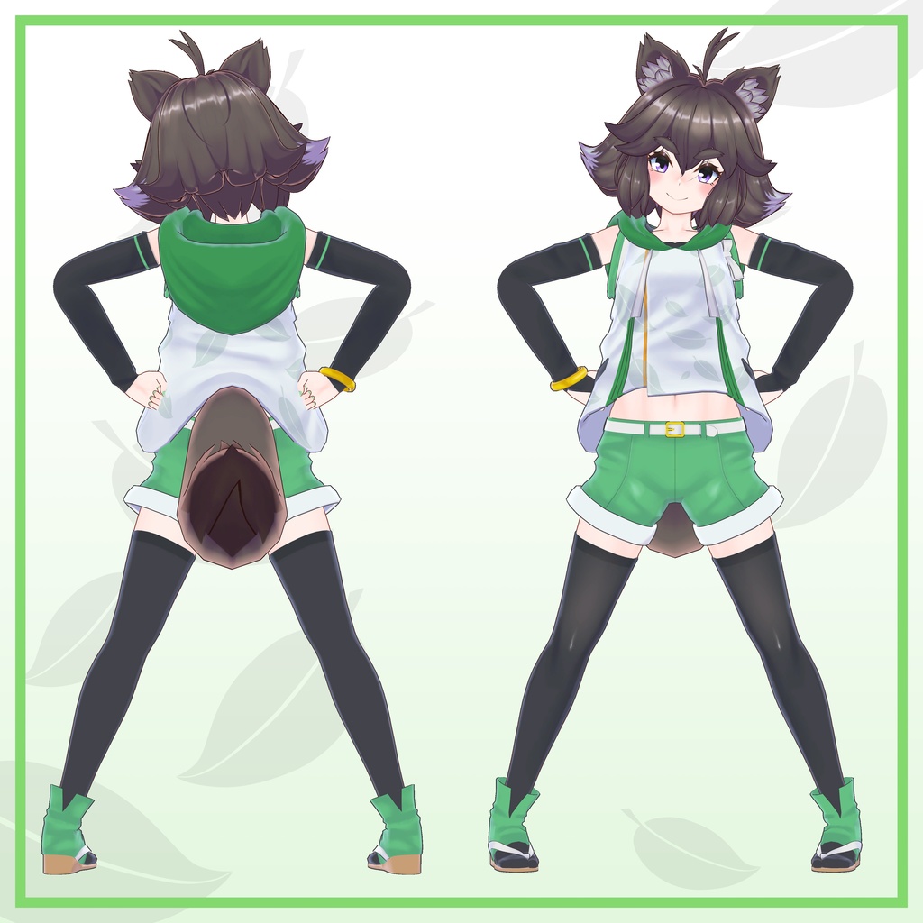 オリジナル3Dモデル「和狸茶釜」