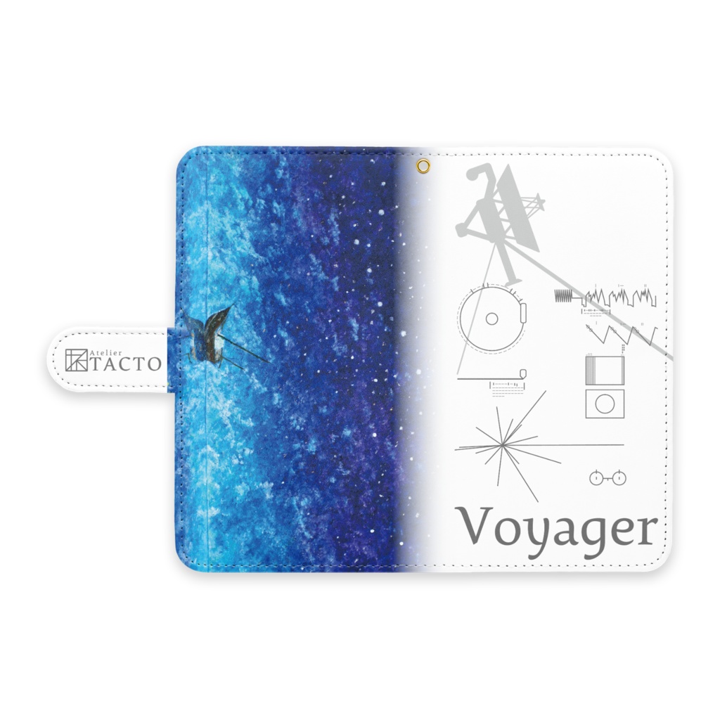 手帳型Androidケース "Voyager"