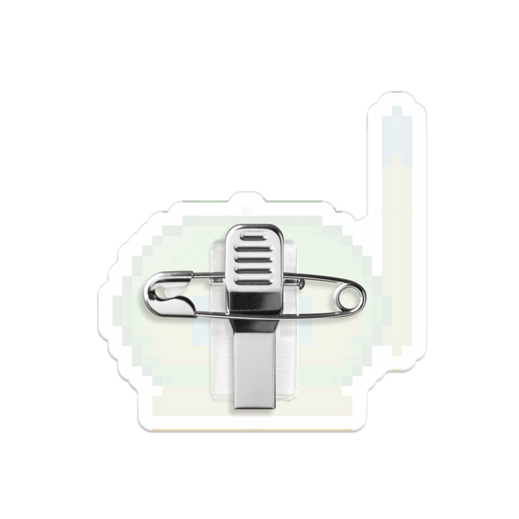 ドットデイジーのアクリルバッジ