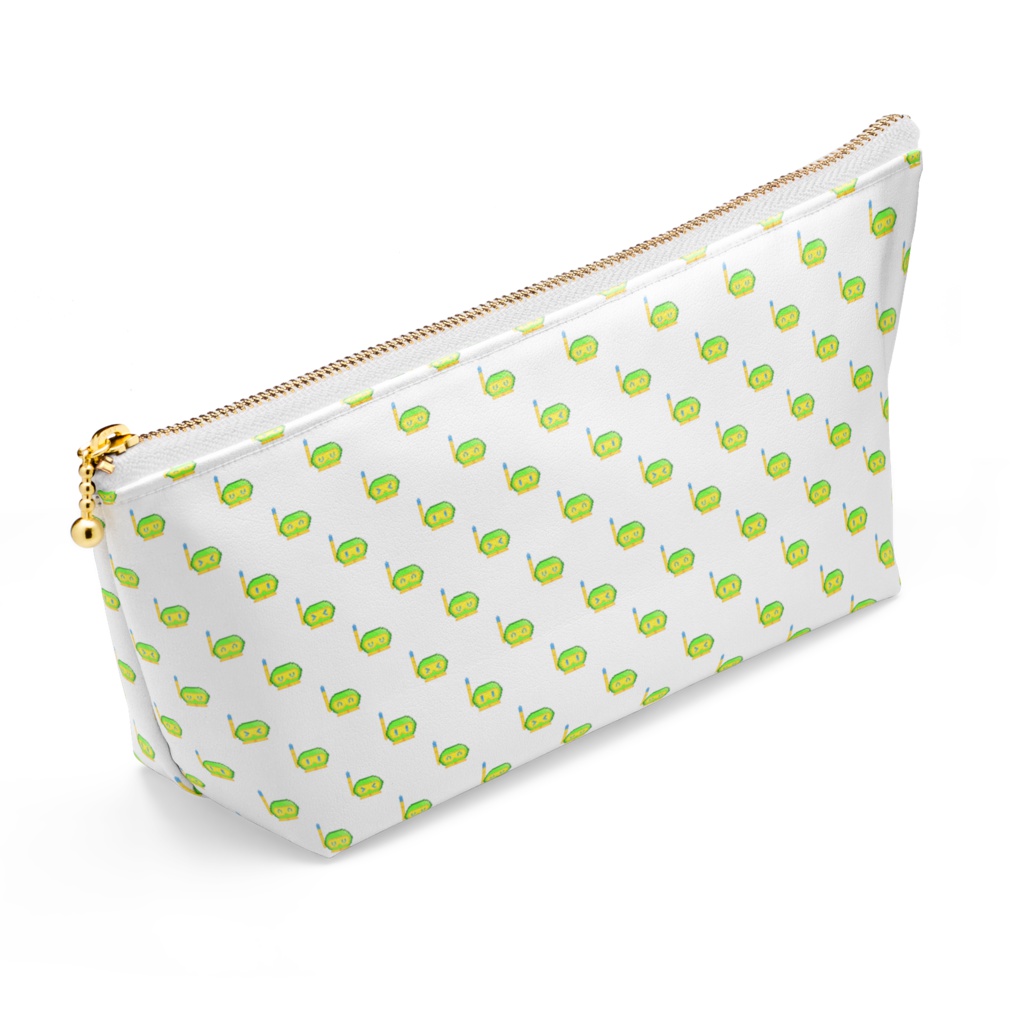 デイジーのホワイトポーチ