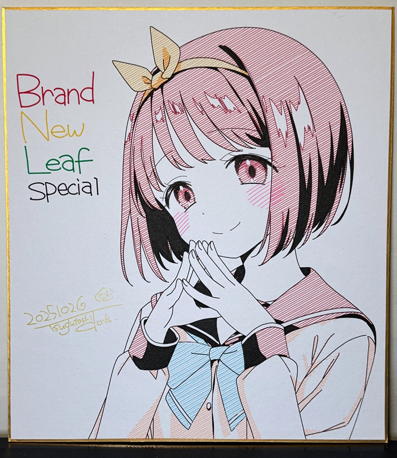 【色紙(大)】 神岸あかり BNL specail改 (2025.10)