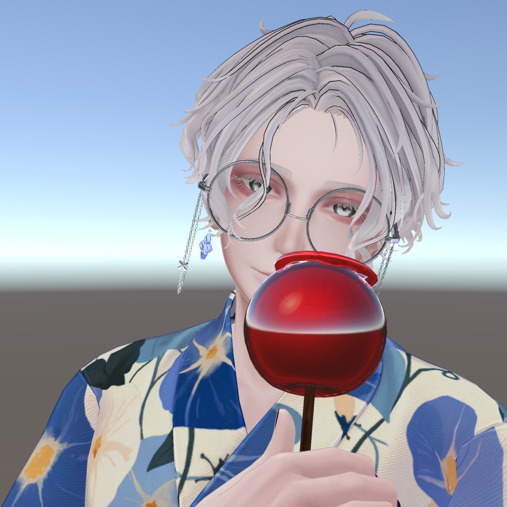 【夏祭り】リンゴ飴、鉄板のヘラ