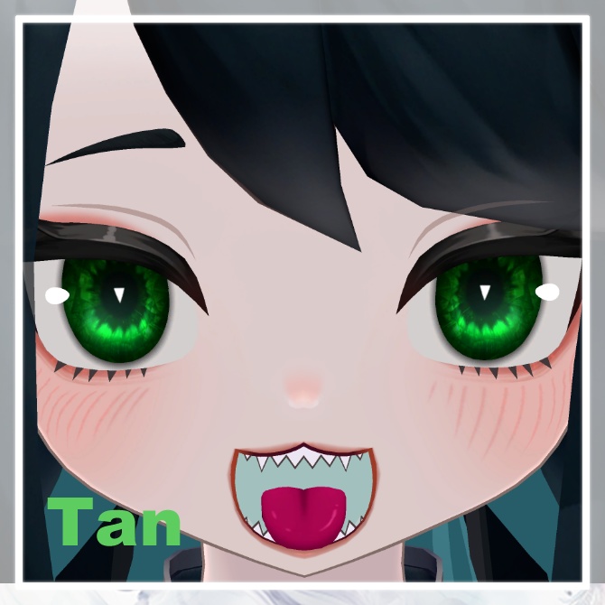 バジリスク専用 メイク+アイ+舌+おまけテクスチャ