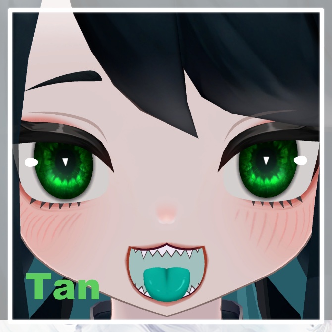 バジリスク専用 メイク+アイ+舌+おまけテクスチャ