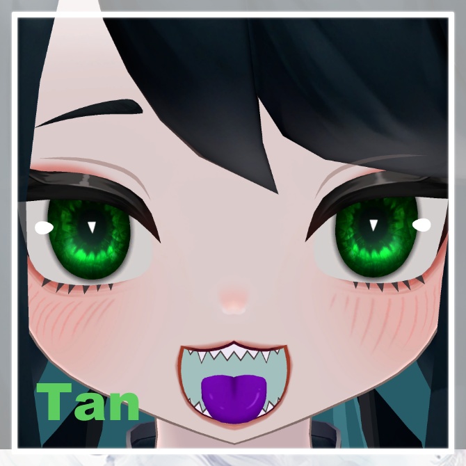 バジリスク専用 メイク+アイ+舌+おまけテクスチャ