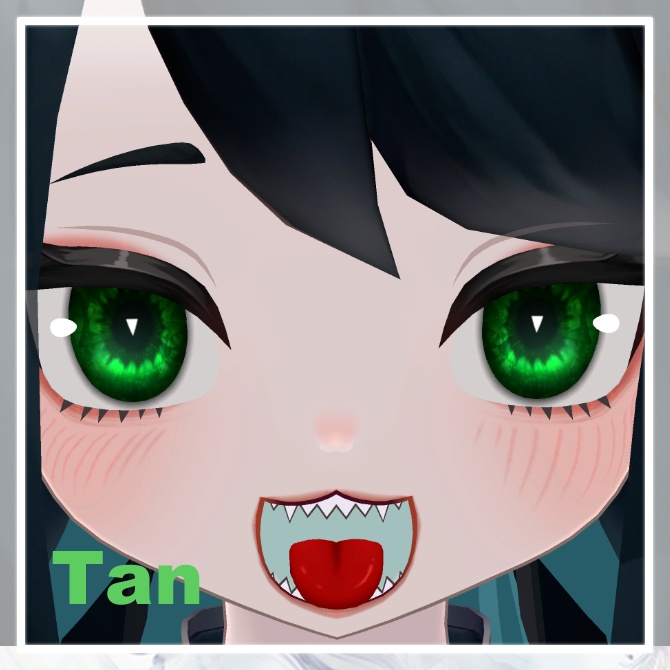 バジリスク専用 メイク+アイ+舌+おまけテクスチャ