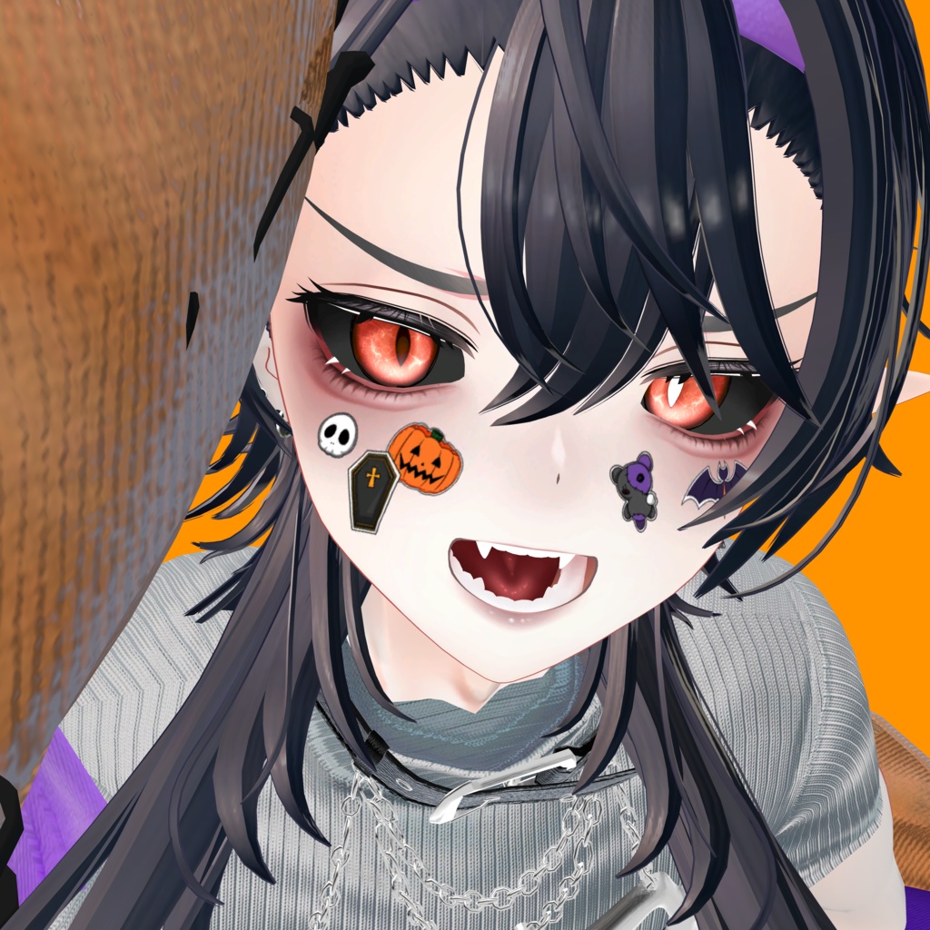 ハロウィンシールテクスチャ
