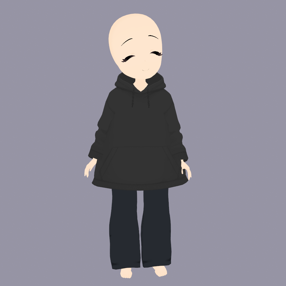 [FREE] Chibi VRoid Base - lazyblueberryy - BOOTH