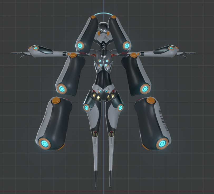 【VRC想定】レディ・フライハイ【3Dアバター】