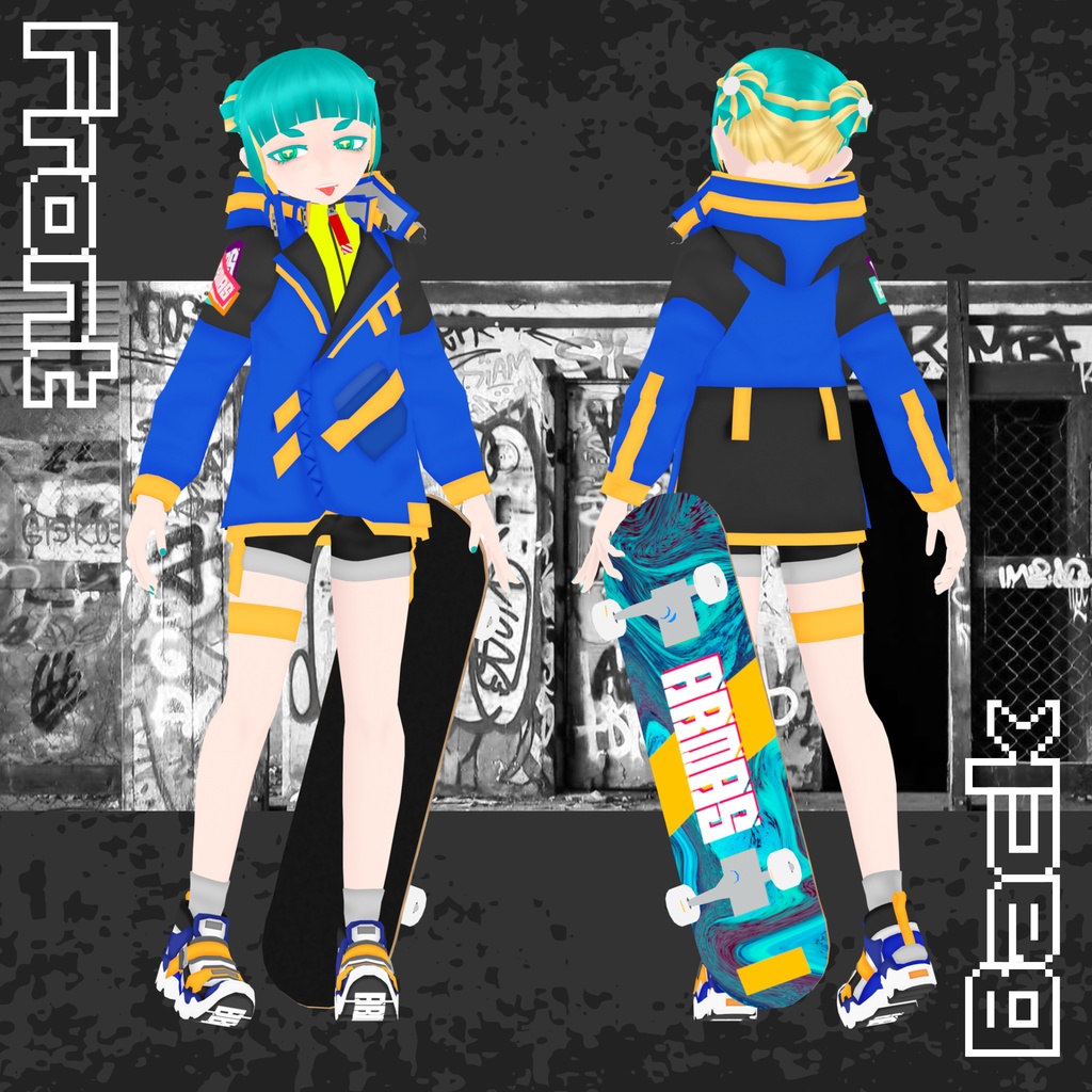 【VRC想定】アルマス/Armas【3Dモデルアバター】