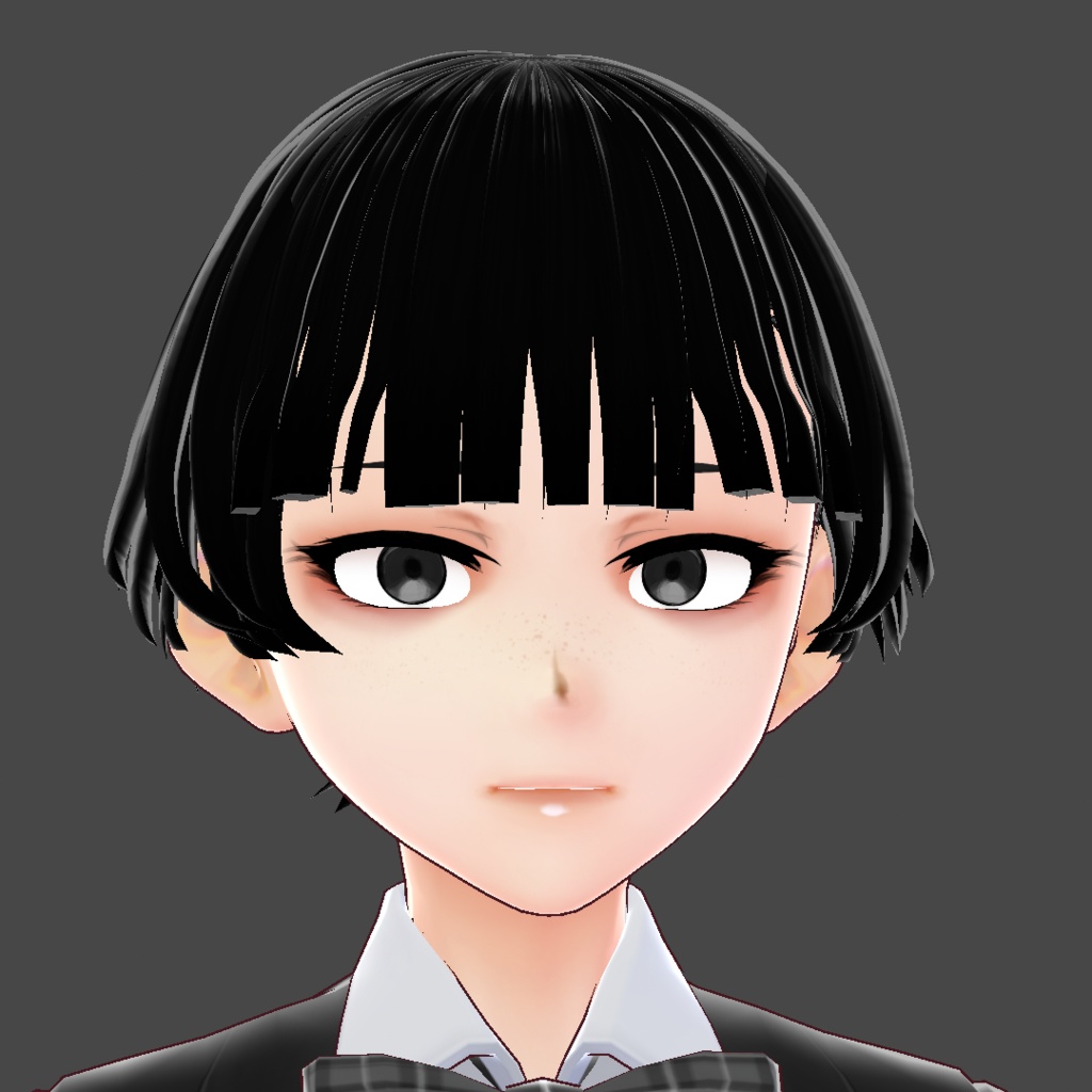 [正式版VRoid]  ヘアプリセット-04