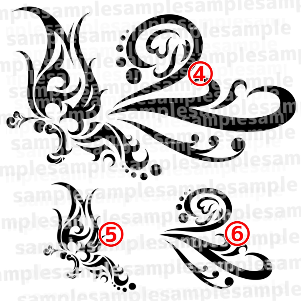 【VRChat】オシャレタトゥーセット 第1弾 tattoo set