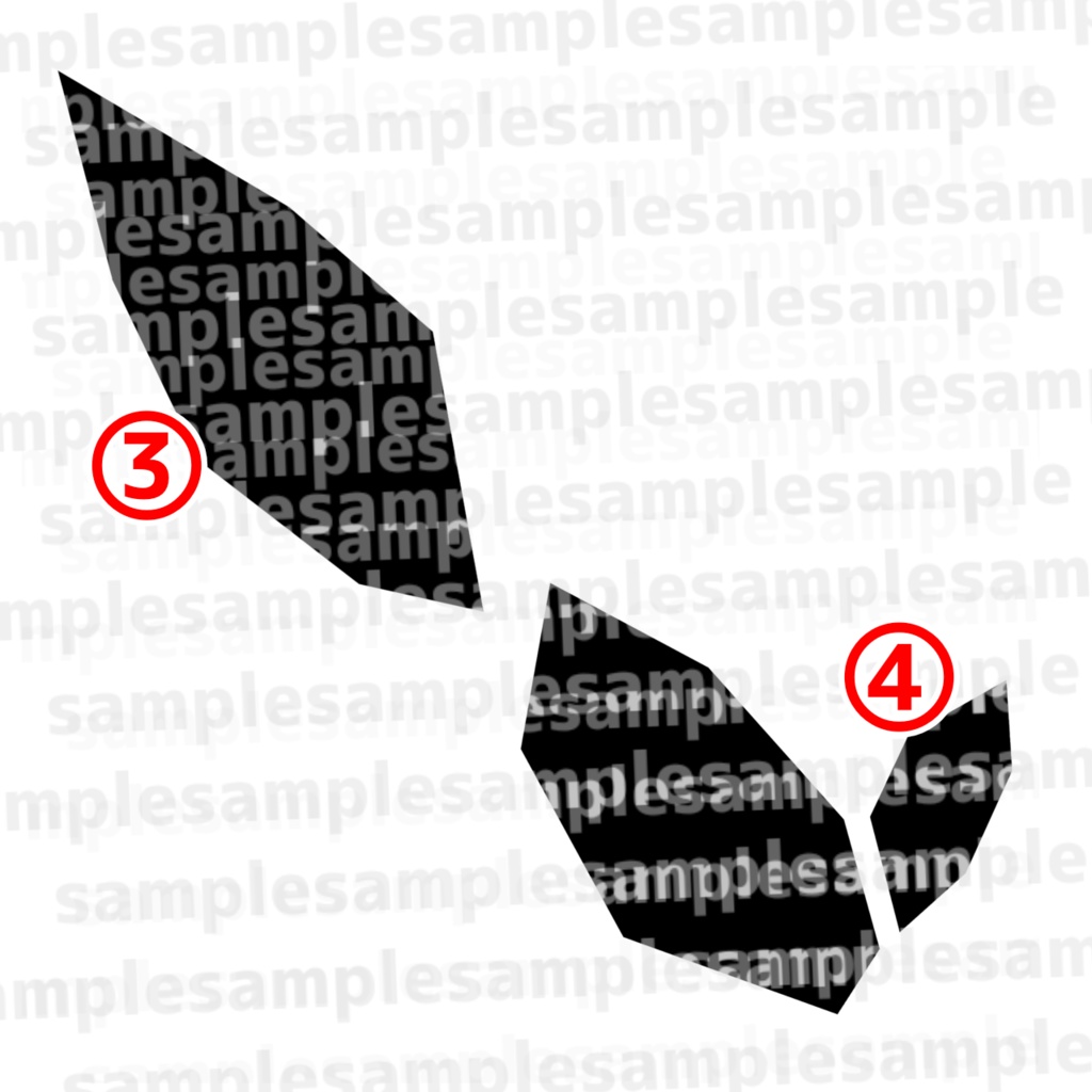 【VRChat】薔薇タトゥーセット 第3弾 tattoo set