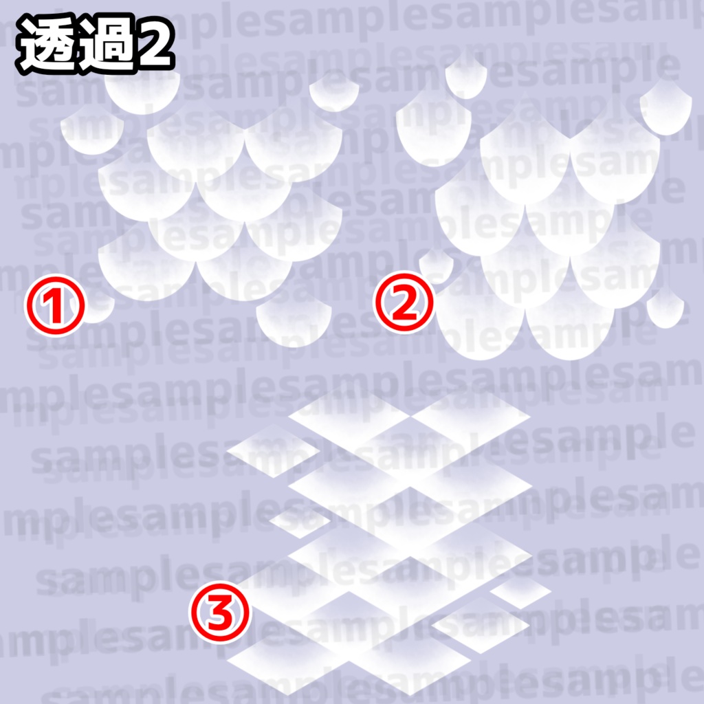 【VRChat】鱗タトゥーセット 第1弾 tattoo set