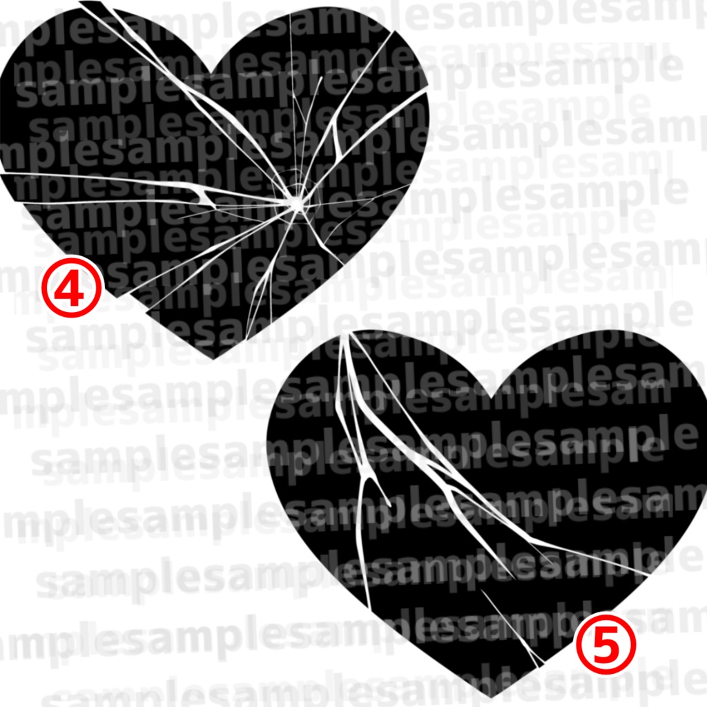 【VRChat】ヒビ割れタトゥーセット 第2弾 tattoo set