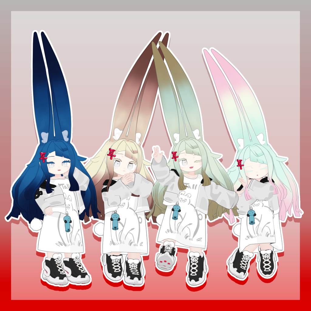 【VRChat】みみのこ専用きまぐれカラー【テクスチャ】