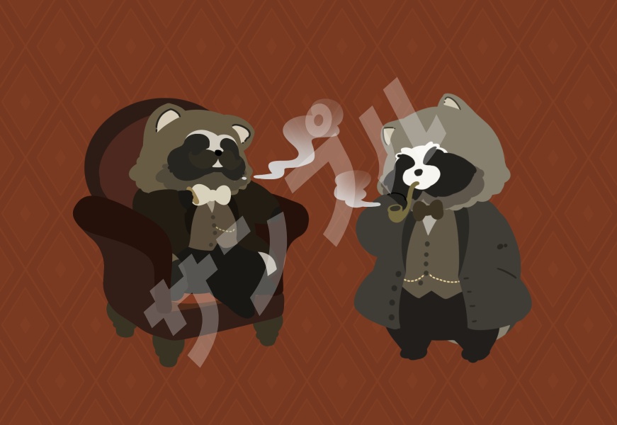 たぬたぬポストカード4種SET