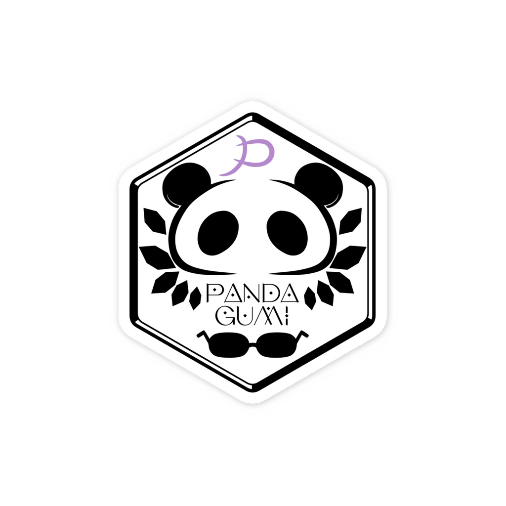 【パンダ荘】パンダ組オリジナルステッカー