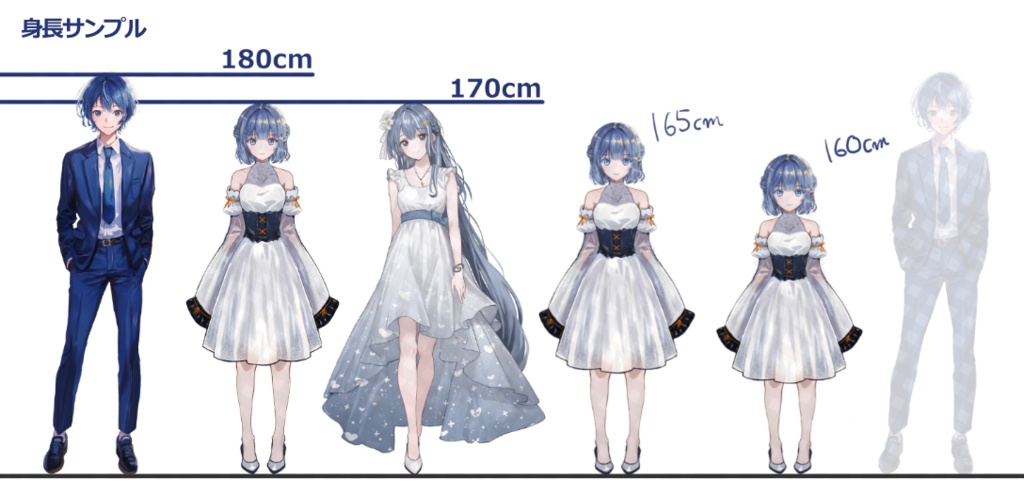 IRIAMや配信・動画・TRPGで使える立ち絵やミニキャラを作成します