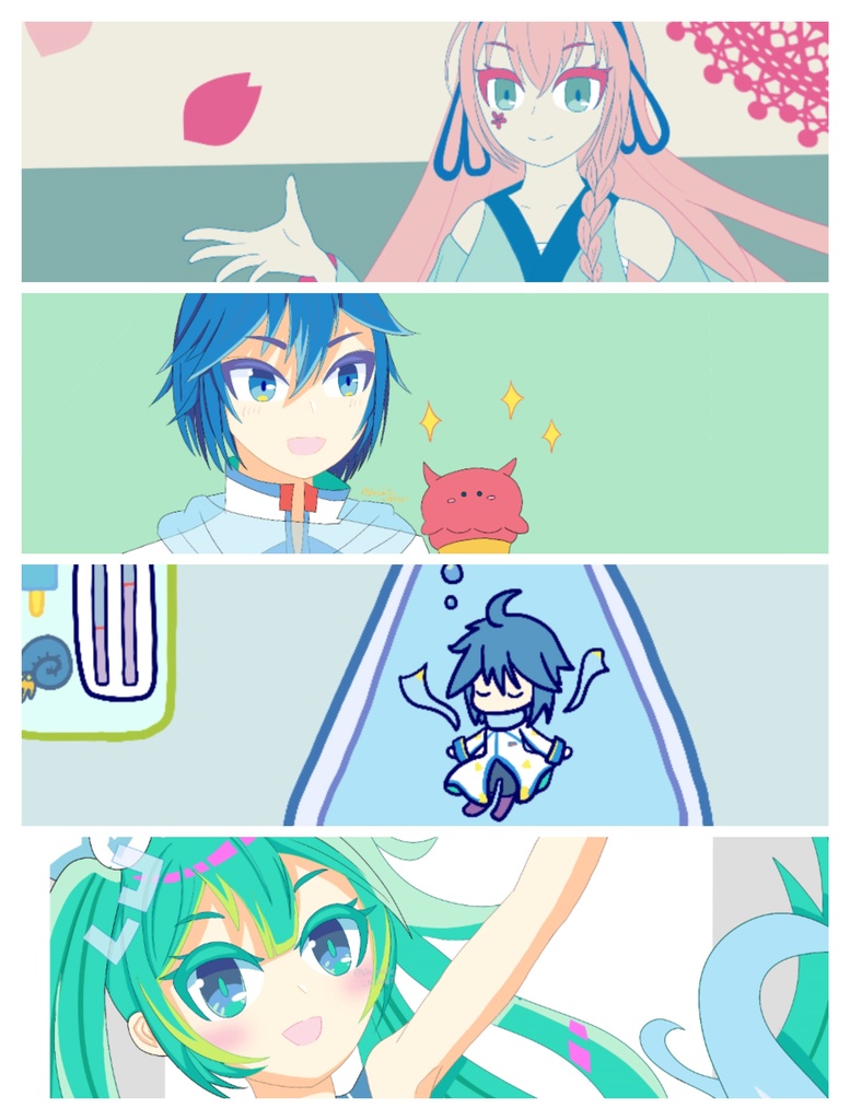 ボカロイラスト集『実験』