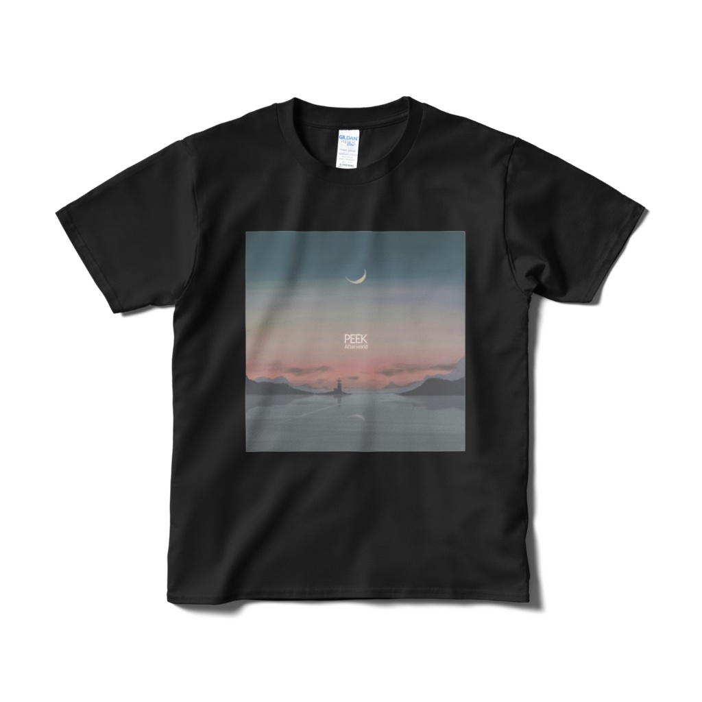 PEEK / After World  T-shirts(Black)
