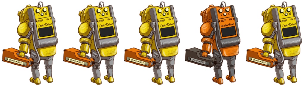 Overdrive T-shirts(yellow)