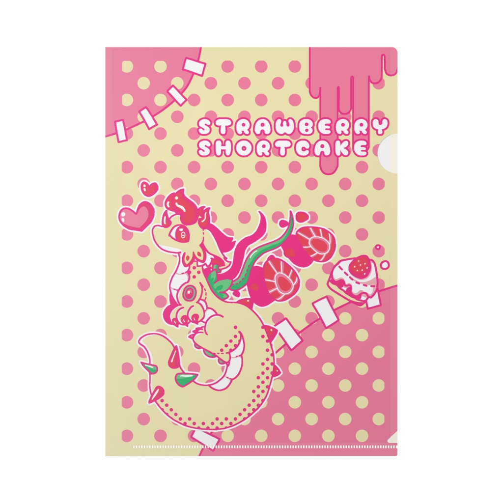 *Sweet Dragonsクリアファイル ショートケーキ