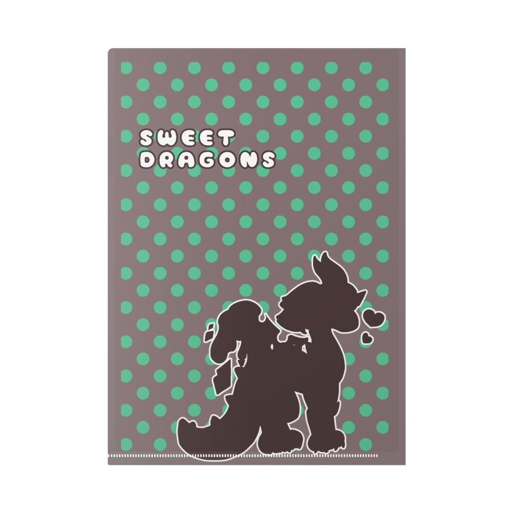 *Sweet Dragonsクリアファイル チョコミントアイス