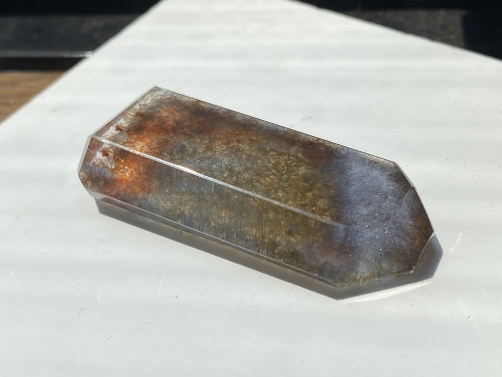 デュモルチェライトインクォーツ