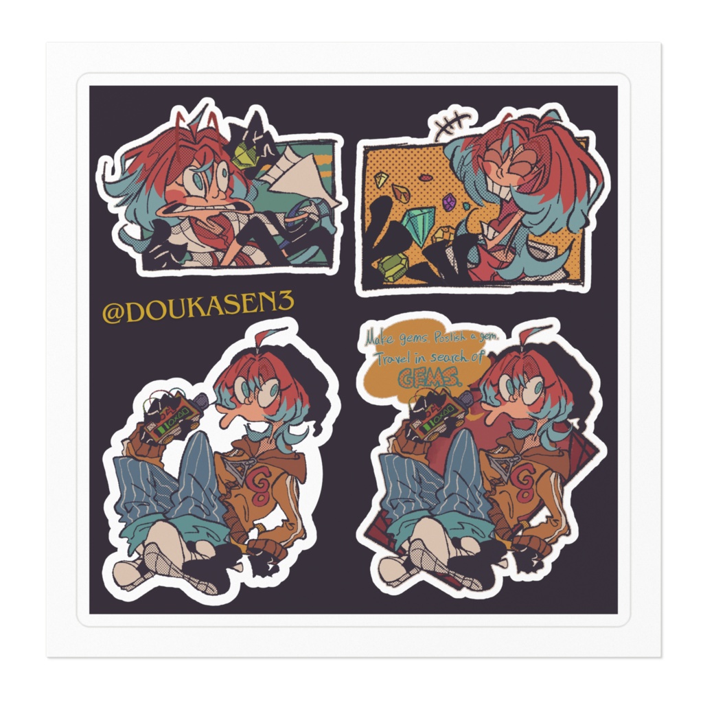 ごももステッカー