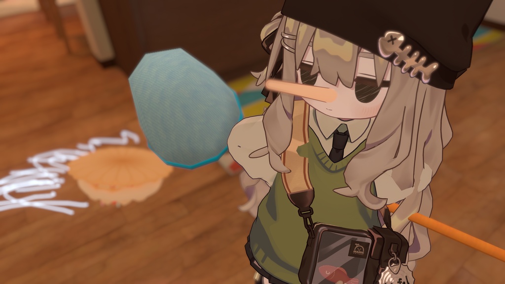 まるでツノ!?伸びーるきぷノーズ