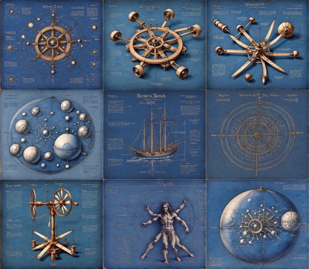 【王宮大図書館蔵書】未解明技術 設計概要図集 165種